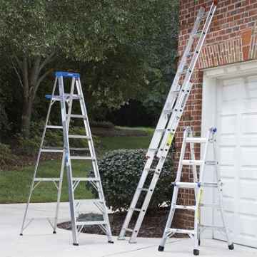 position the ladder